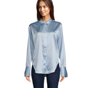 Frame The Standard Silk Blend Blouse